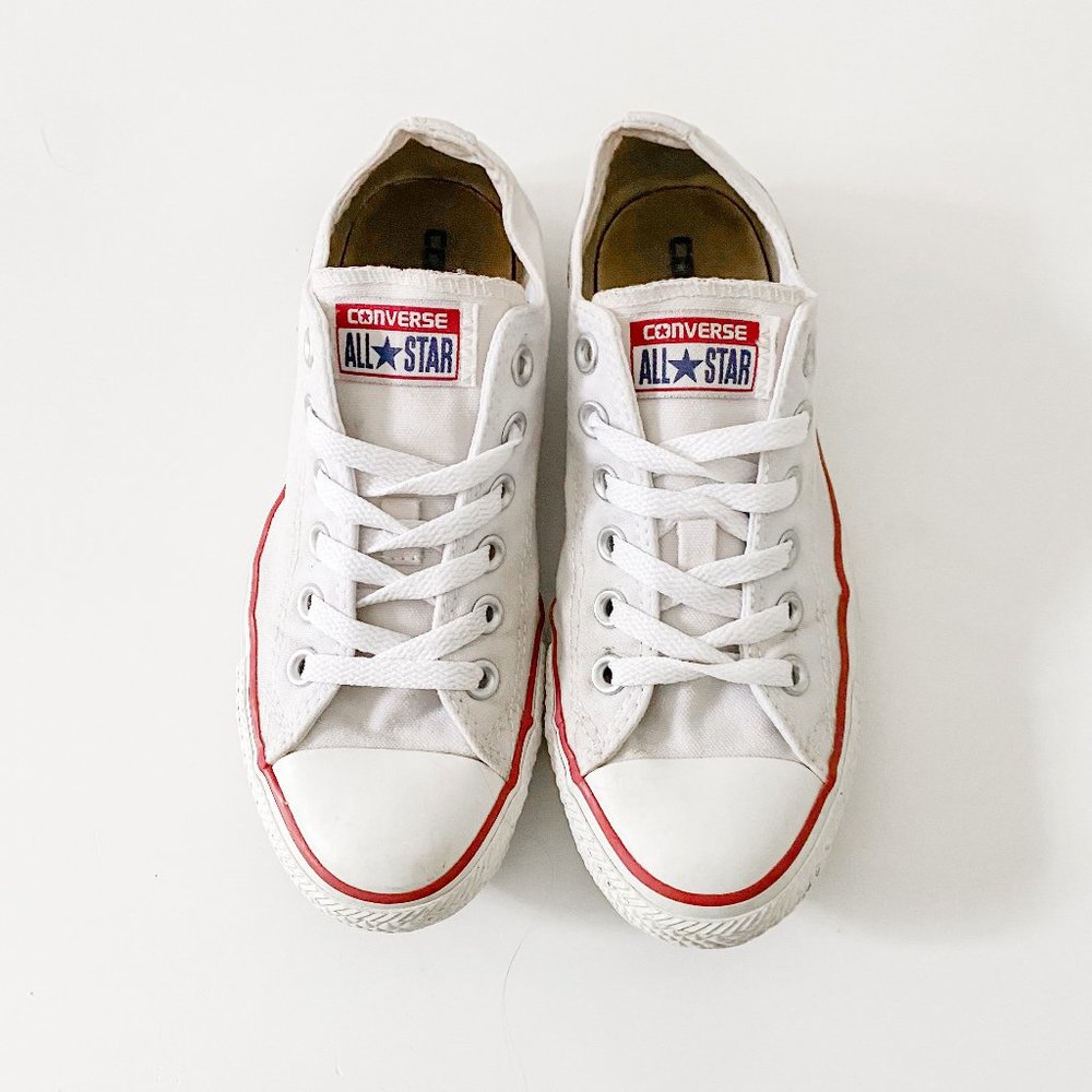 White Converse Chuck Taylor Women's Tennis Shoes